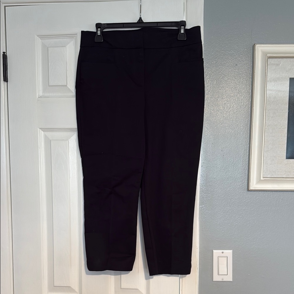 Ann Taylor Factory Black Cropped Ankle Pants